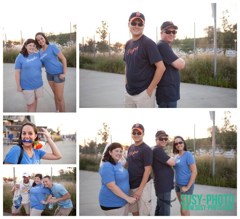 Kansas City Royals baseball wedding reception with the best wedding photographer in Kansas City Susy photo KC