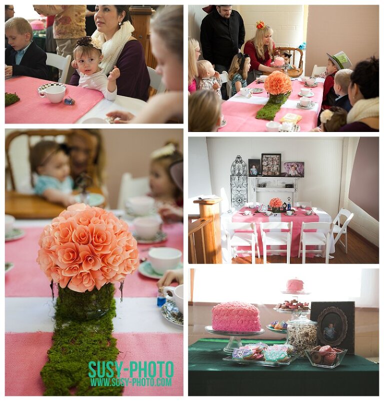 Alice in Wonderland First birthday party inspiration and ideas