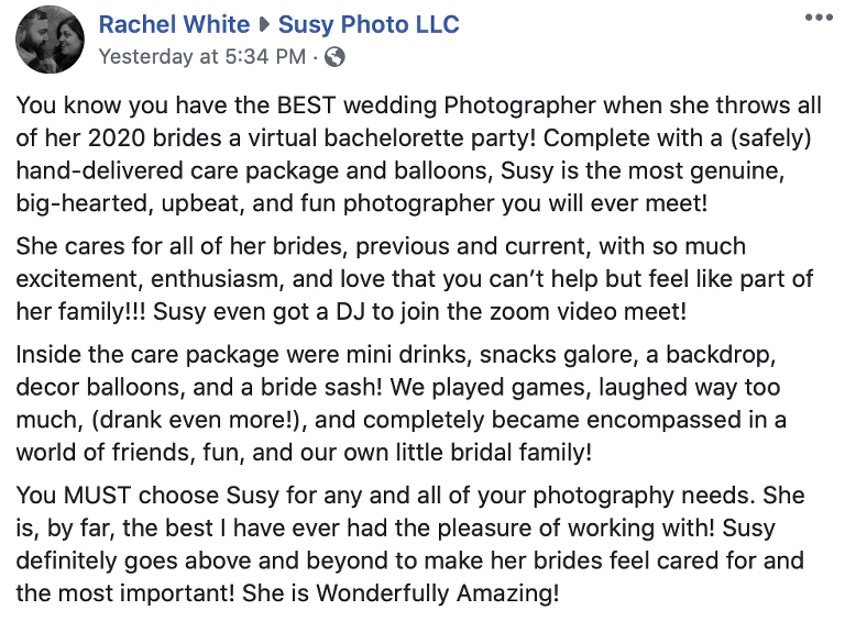 Kansas City wedding photographer Virtual Bachelorette Party