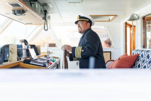 South Lake Tahoe Blue Wave yacht wedding