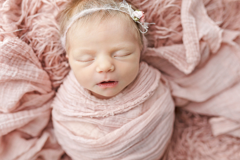 Kansas City Newborn Photographer Pink Session