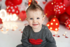 Valentines Day Cake Smash Inspiration Mini Session Kansas City photographer