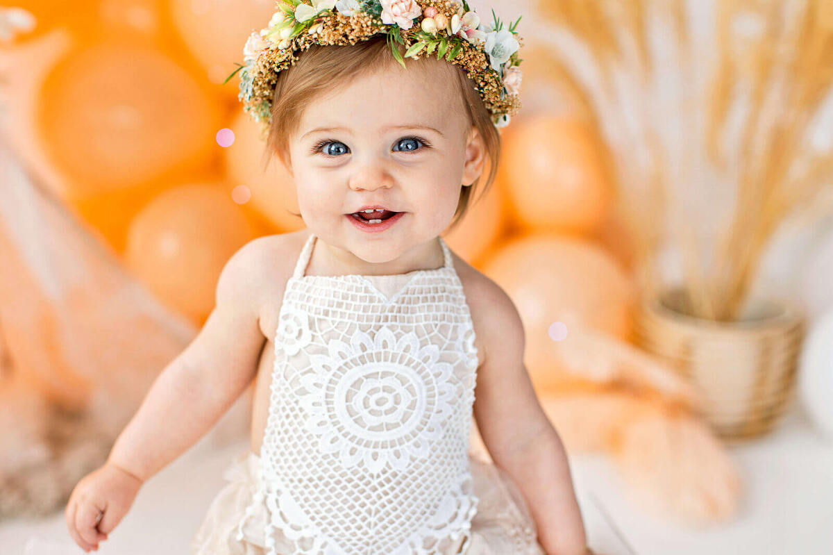 Kansas City Cake Smash Photographer Boho Themed Colorful first birthday